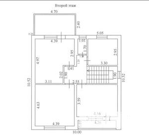 Коттедж 197м&sup2;, 2-этажный, участок 5 сот.  