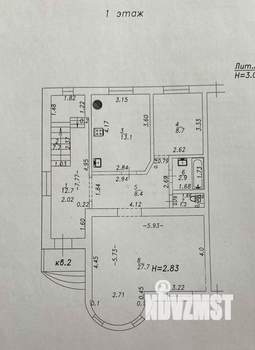 Дом 233м², 3-этажный, участок 4 сот.  
