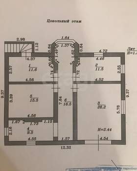 Дом 178м², 2-этажный, участок 6 сот.  