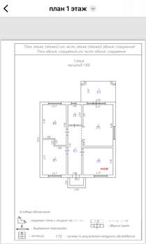 Дом 120м², 1-этажный, участок 6 сот.  