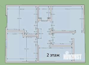 Дом 255м&sup2;, 2-этажный, участок 4 сот.  
