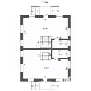 Дом 214м², 2-этажный, участок 8 сот.  