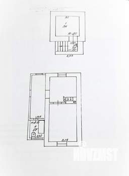 Дом 44м&sup2;, 1-этажный, участок 551 сот.  