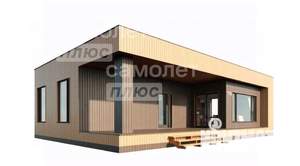 Дом 114м&sup2;, 1-этажный, участок 4 сот.  