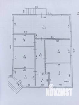 Дом 115м&sup2;, 2-этажный, участок 8 сот.  