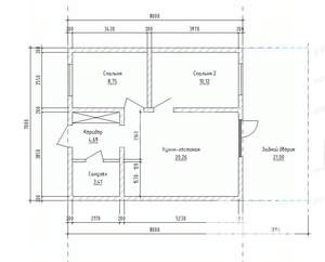Таунхаус 250м², 1-этажный, участок 7 сот.  