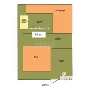 Дом 650м&sup2;, 2-этажный, участок 7 сот.  