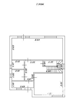 Дом 154м², 2-этажный, участок 3 сот.  