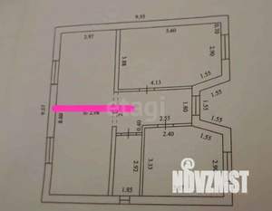 Дом 74м&sup2;, 1-этажный, участок 4 сот.  