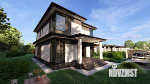 Коттедж 194м&sup2;, 2-этажный, участок 6 сот.  