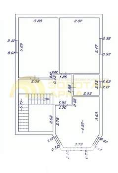 Дом 110м&sup2;, 1-этажный, участок 10 сот.  