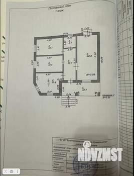 Дом 90м&sup2;, 1-этажный, участок 3 сот.  