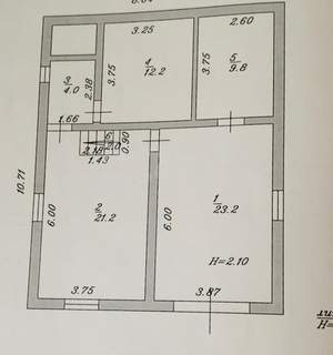 Дом 240м², 3-этажный, участок 8 сот.  