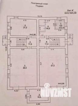 Дом 701м², 4-этажный, участок 9 сот.  