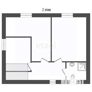 Таунхаус 104м&sup2;, 2-этажный, участок 2 сот.  