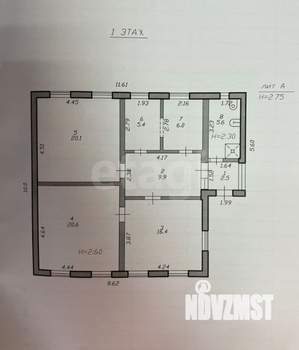 Дом 87м², 1-этажный, участок 6 сот.  