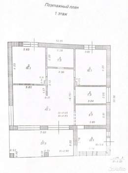 Дом 131м&sup2;, 1-этажный, участок 8 сот.  