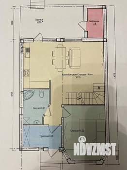 Дом 138м&sup2;, 2-этажный, участок 5 сот.  