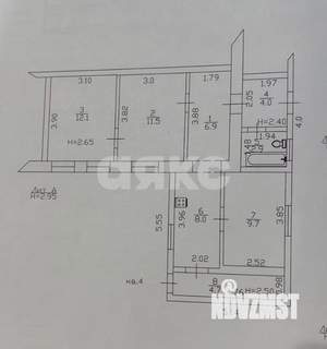 Дом 59м&sup2;, 1-этажный, участок 3 сот.  