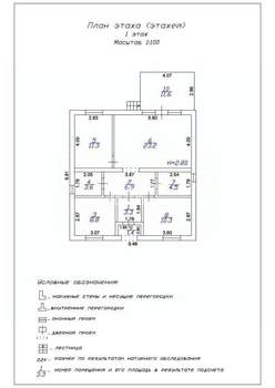 Дом 85м², 1-этажный, участок 4 сот.  