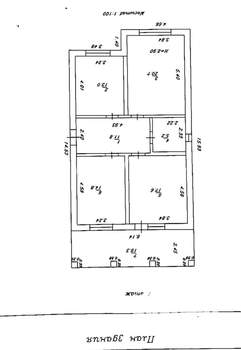 Дом 97м&sup2;, 1-этажный, участок 4 сот.  