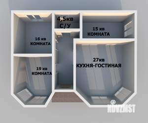 Дом 110м&sup2;, 1-этажный, участок 5 сот.  