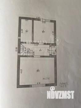 Дом 128м&sup2;, 2-этажный, участок 3 сот.  