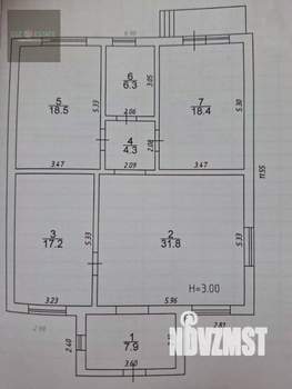 Дом 105м², 1-этажный, участок 4 сот.  
