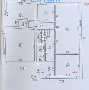 Дом 416м², 3-этажный, участок 12 сот.  