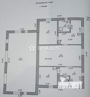 Дом 560м&sup2;, 3-этажный, участок 7 сот.  