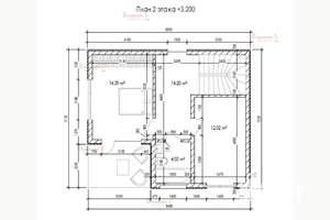 Дом 161м², 3-этажный, участок 6 сот.  