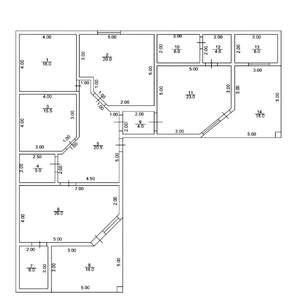 Дом 160м&sup2;, 1-этажный, участок 8 сот.  