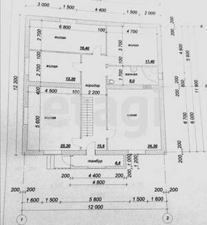 Дом 210м², 1-этажный, участок 10 сот.  