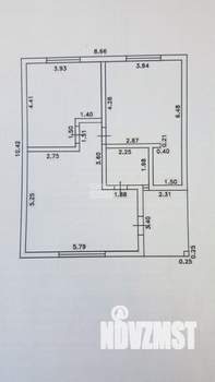 Дом 80м&sup2;, 1-этажный, участок 4 сот.  