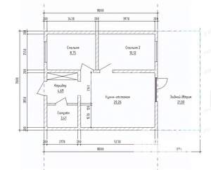 Дом 250м², 1-этажный, участок 7 сот.  