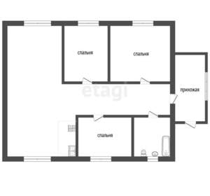 Дом 103м², 1-этажный, участок 7 сот.  