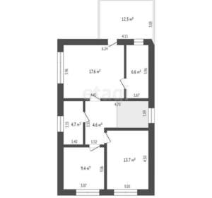 Дом 158м², 2-этажный, участок 5 сот.  