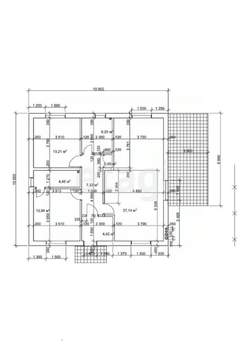 Дом 120м², 1-этажный, участок 7 сот.  