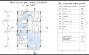 Дом 112м², 1-этажный, участок 3 сот.  