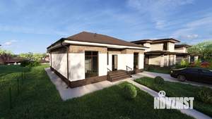 Коттедж 118м&sup2;, 1-этажный, участок 8 сот.  