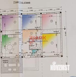 Дом 130м², 1-этажный, участок 9 сот.  