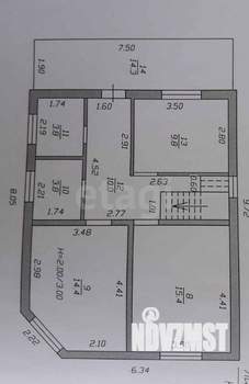Дом 146м&sup2;, 2-этажный, участок 5 сот.  