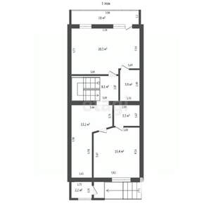 Таунхаус 265м&sup2;, 3-этажный, участок 7 сот.  