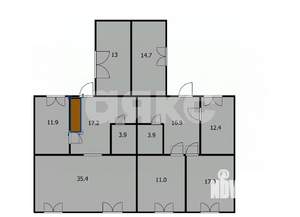 Дом 320м&sup2;, 1-этажный, участок 5 сот.  