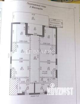 Дом 540м&sup2;, 3-этажный, участок 8 сот.  