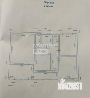 Дом 121м&sup2;, 1-этажный, участок 6 сот.  