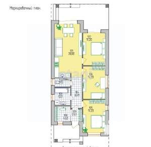 Дом 76м&sup2;, 1-этажный, участок 5 сот.  