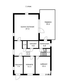 Дом 214м², 22-этажный, участок 5 сот.  