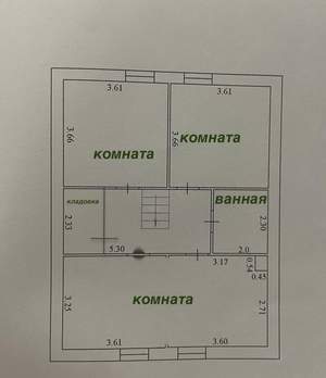 Дача 137м², 2-этажный, участок 3 сот.  