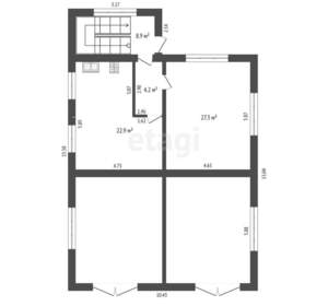 Дом 342м², 3-этажный, участок 8 сот.  